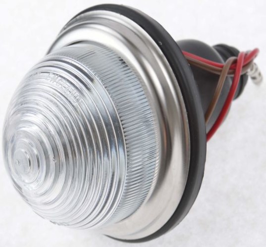INDICATOR & SIDE LAMP WITH CLEAR PLASTIC LENS 1B9100MS