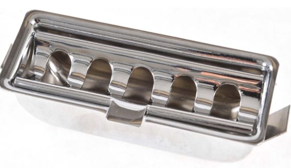 CHROME ASHTRAY WITH FLUTED TOP 8D2490