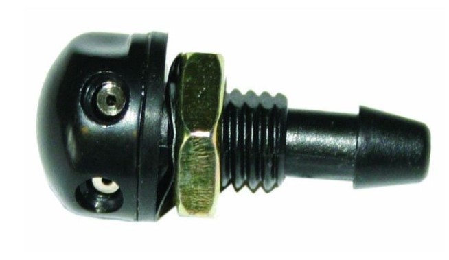 TWIN WASHER JET - BLACK WITH NUT FIXING MS389